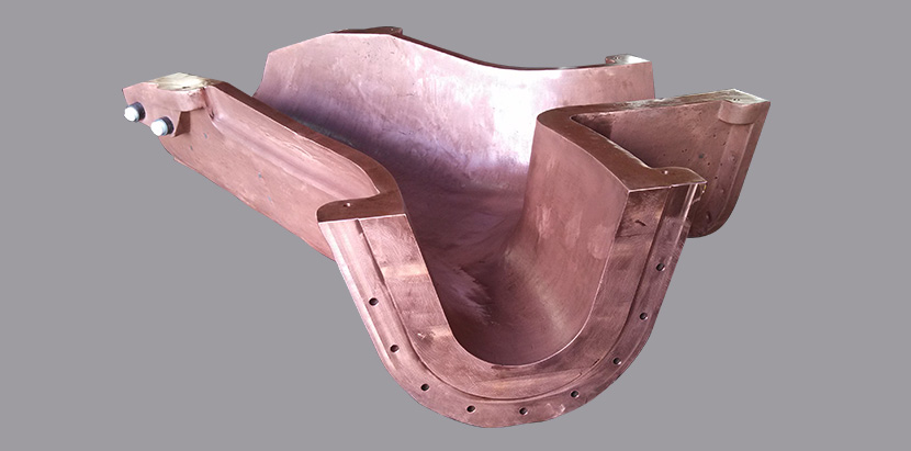 Y section for ferro-nickel slag. This segment weights 3800kg.