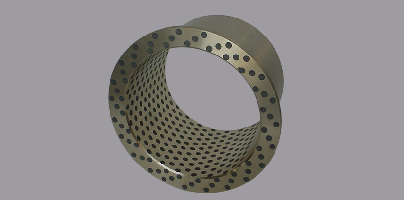 Self-lubricating bearings for dam gates.