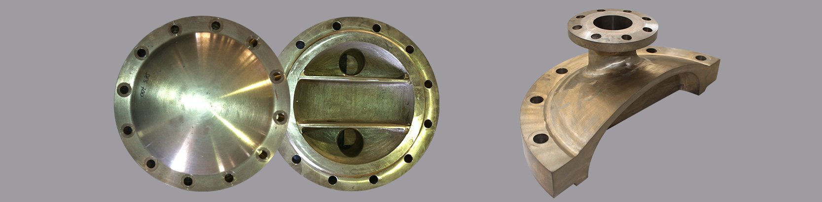 Certificated BzAlNi alloys components for submarines.