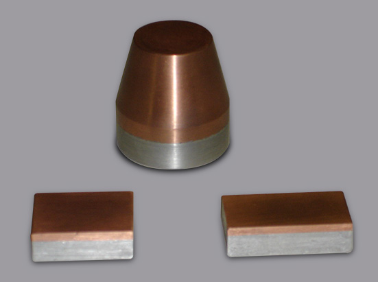 Bimetallic contacts for zinc electrolysis cathodes application.