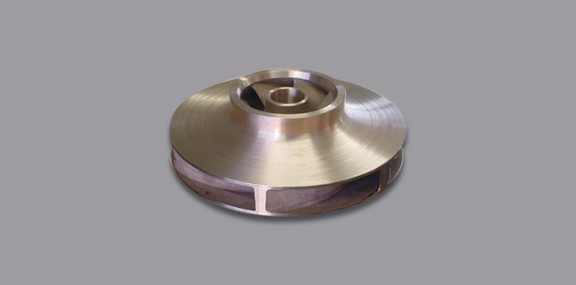 Rotor em bronze alumínio